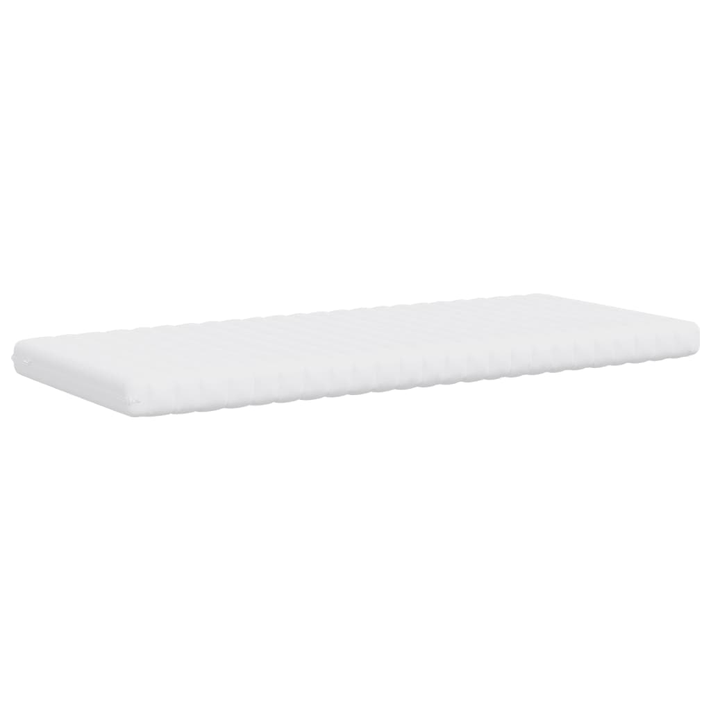 vidaXL Foam Mattress White 90x200 cm 7-Zone Hardness 20 ILD