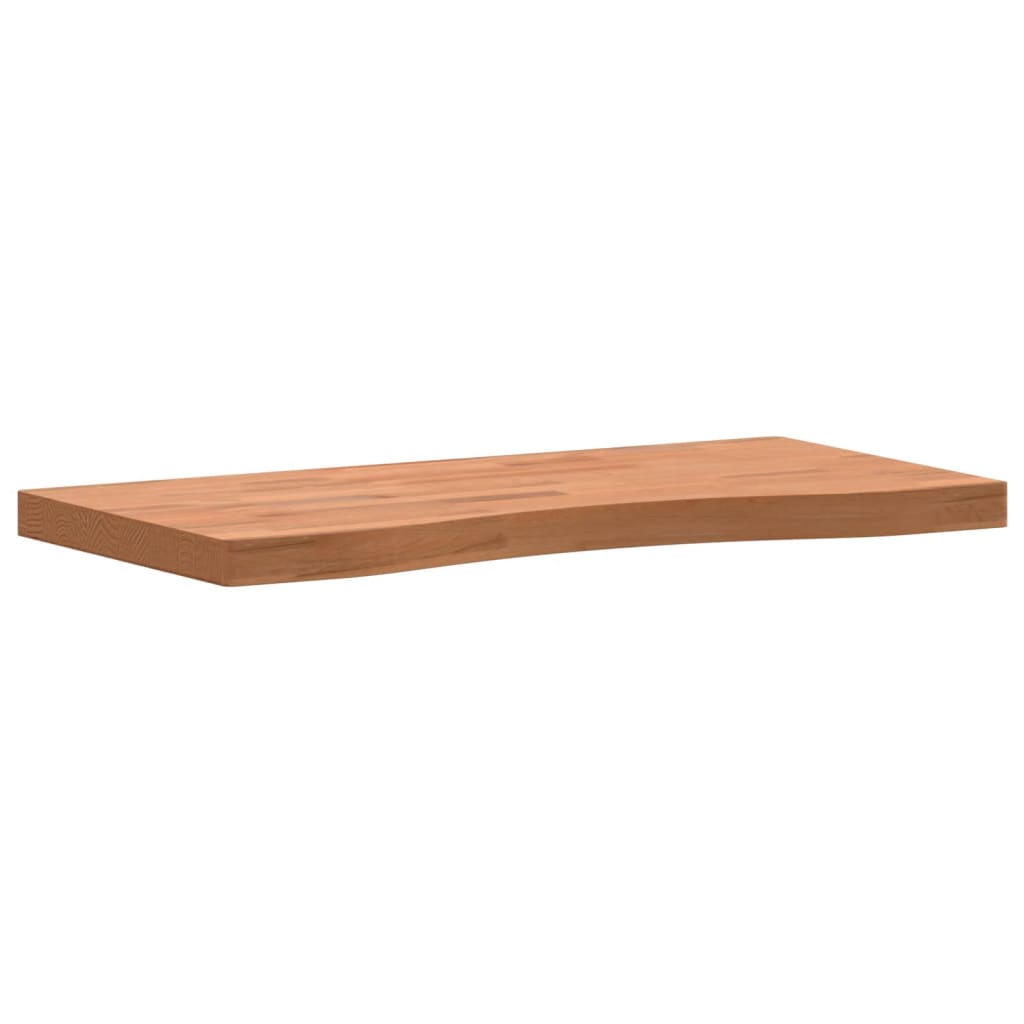 vidaXL Desk Top 80x(36-40)x4 cm Solid Wood Beech