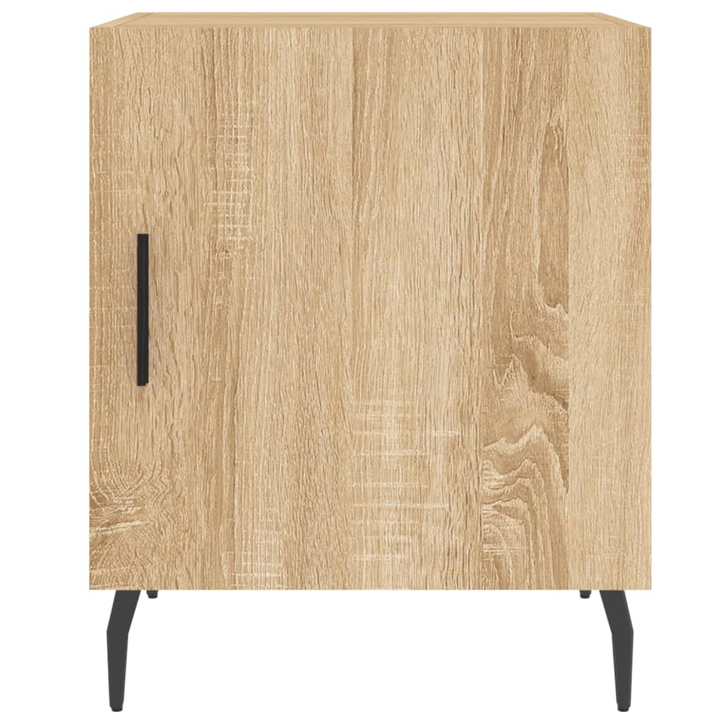 vidaXL Bedside Cabinet Sonoma Oak 40x40x50 cm Engineered Wood