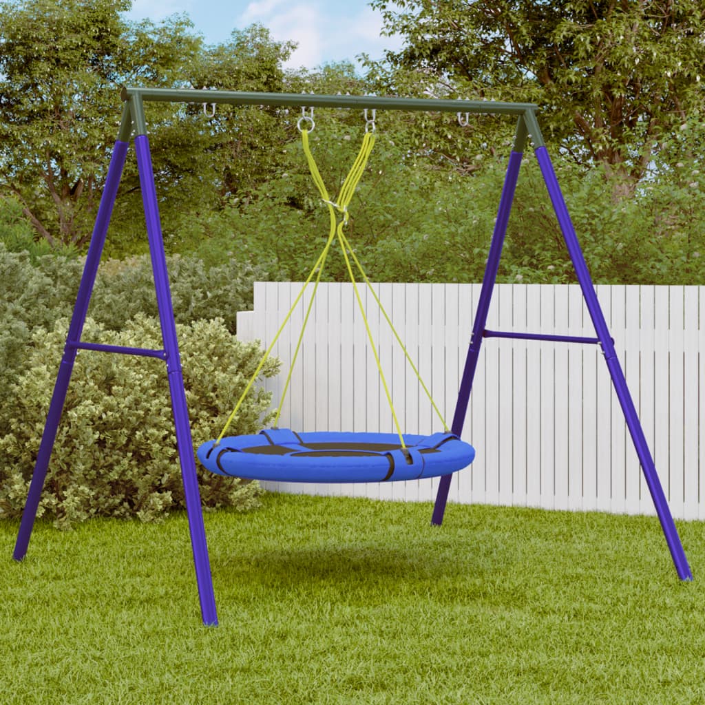 vidaXL Outdoor Swing Set with Saucer Swing