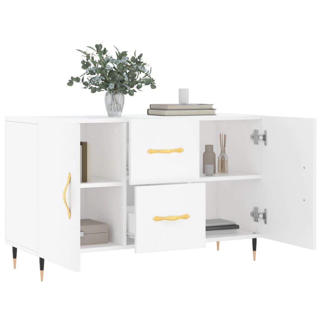 vidaXL Sideboard White 100x36x60 cm Engineered Wood