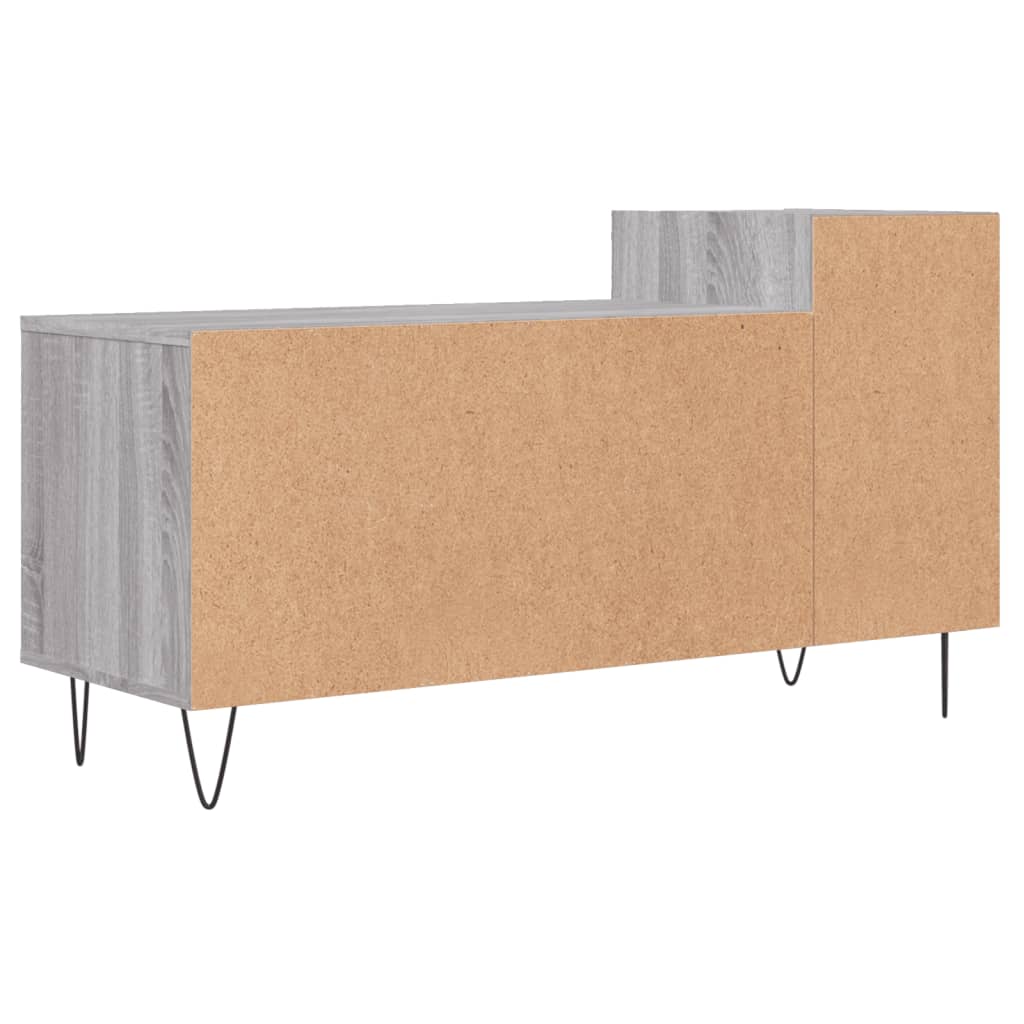 vidaXL TV Cabinet Grey Sonoma 100x35x55 cm Engineered Wood