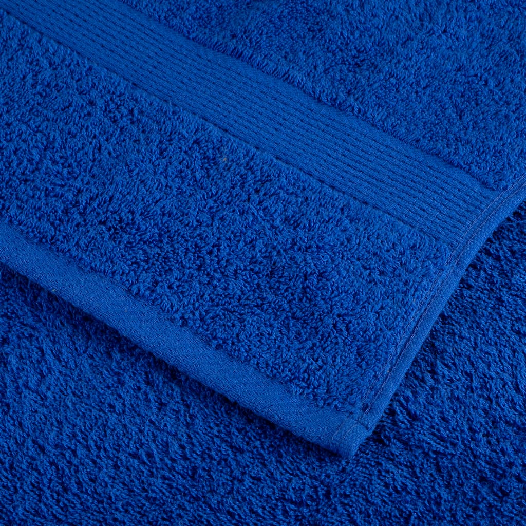 vidaXL Premium Bath Towels SOLUND 10pcs Blue 100x150cm 600gsm