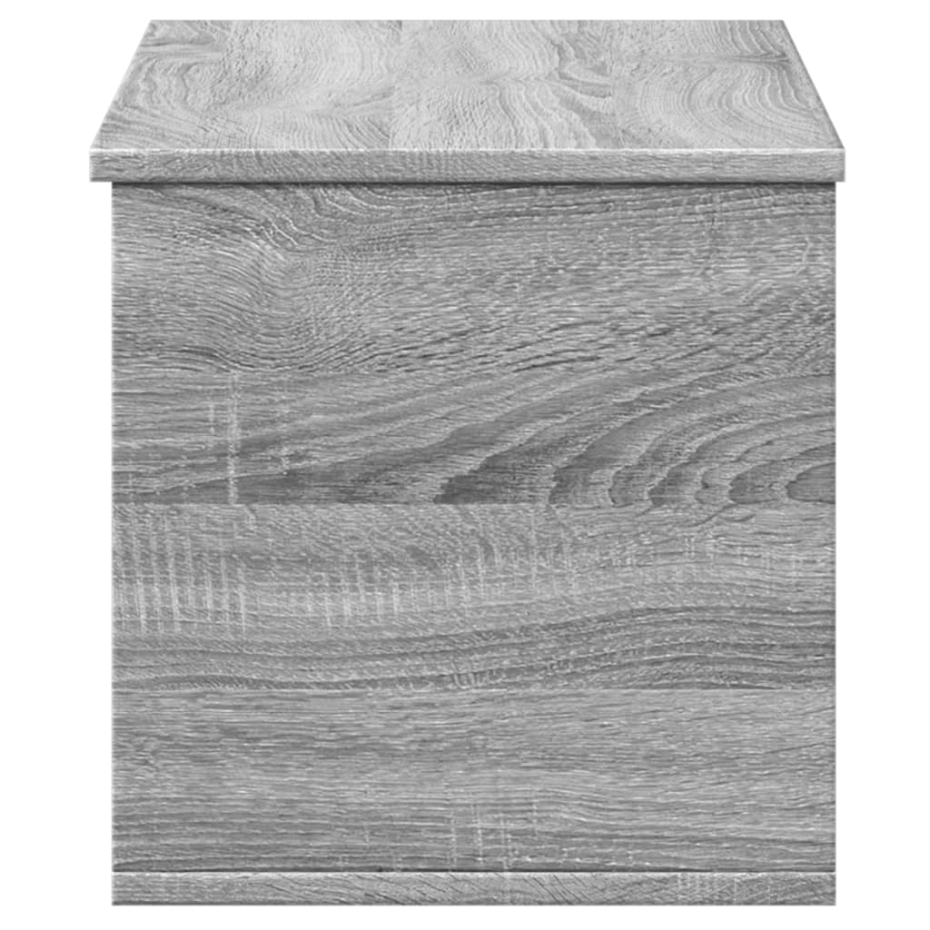 vidaXL Storage Box Grey Sonoma 90x35x35 cm Engineered Wood