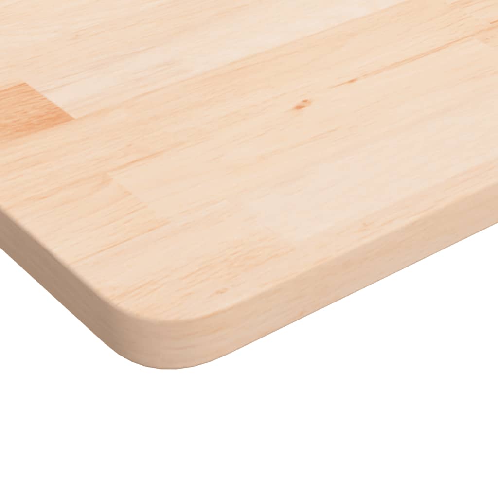 vidaXL Square Table Top 80x80x2.5 cm Untreated Solid Wood Oak