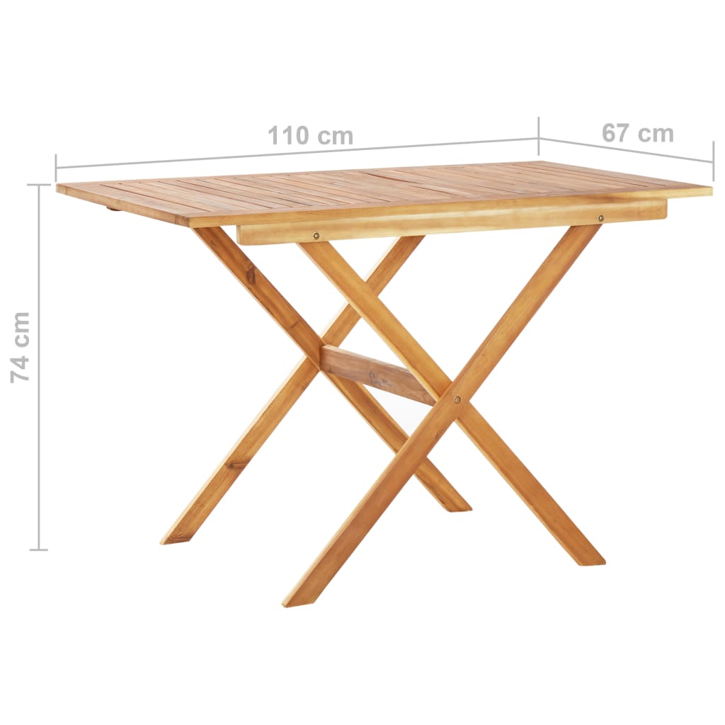 vidaXL 3 Piece Garden Dining Set Poly Rattan & Solid Acacia Wood Grey