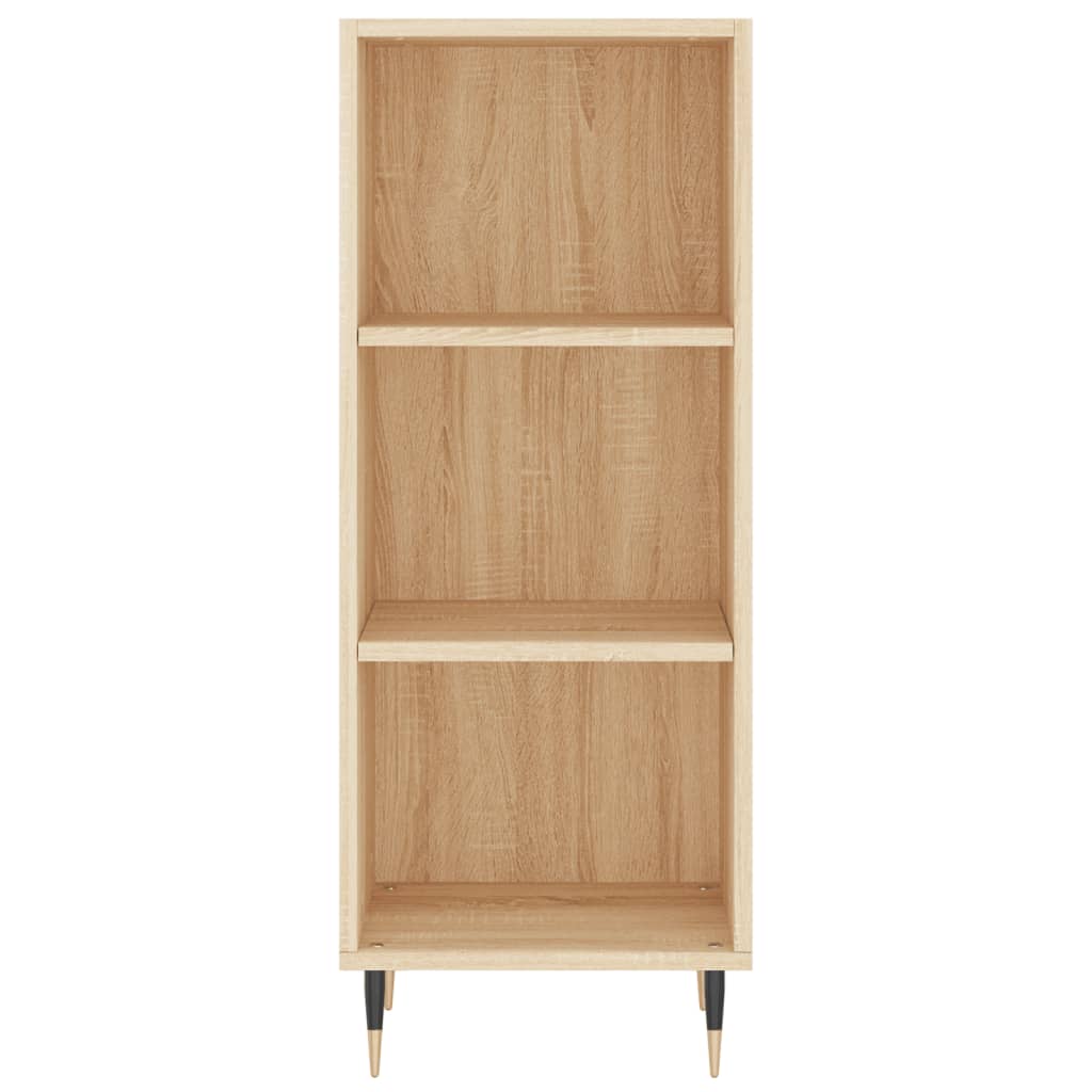 vidaXL Highboard Sonoma Oak 34.5x32.5x180 cm Engineered Wood