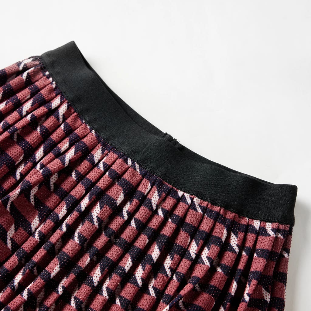 Kids' Pleated Skirt with Glitter Navy 92