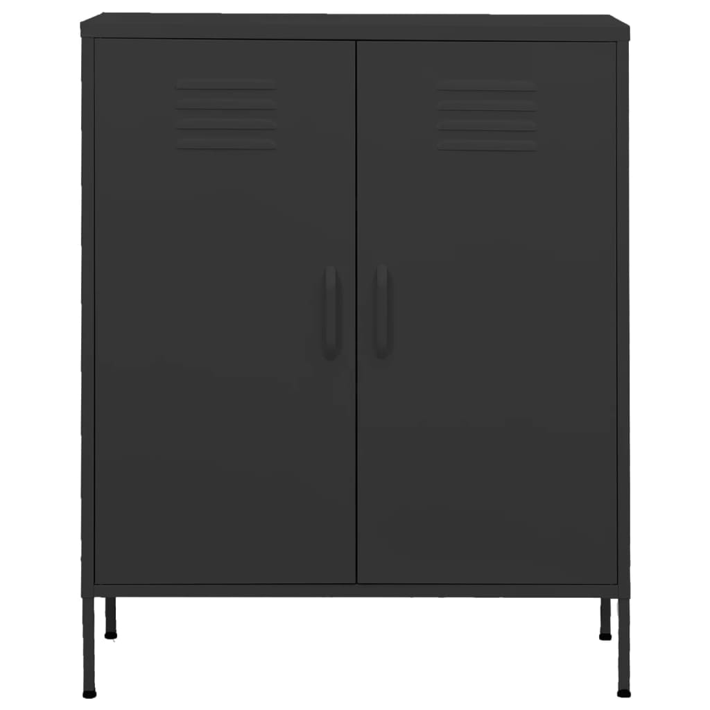 vidaXL Storage Cabinet Anthracite 80x35x101.5 cm Steel