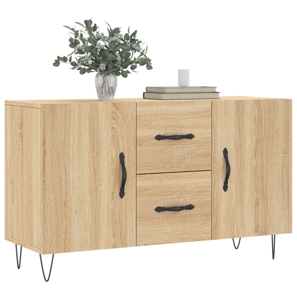 vidaXL Sideboard Sonoma Oak 100x36x60 cm Engineered Wood