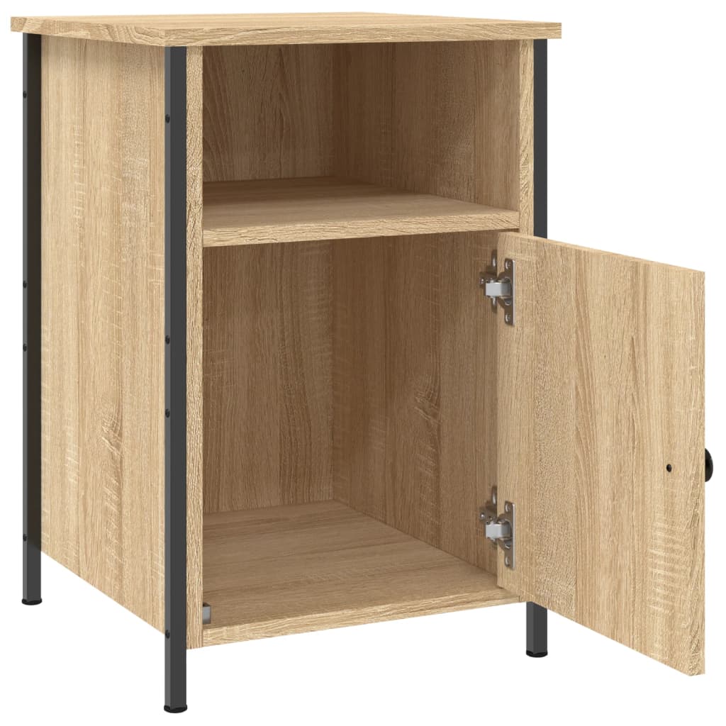 vidaXL Bedside Cabinets 2 pcs Sonoma Oak 40x42x60 cm Engineered Wood