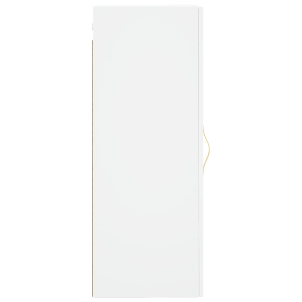 vidaXL Wall Mounted Cabinet White 34.5x34x90 cm