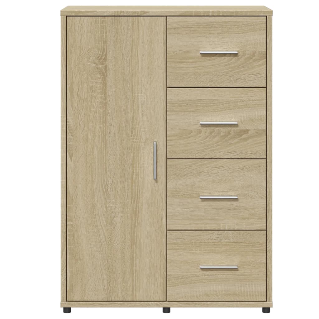 vidaXL Sideboard Sonoma Oak 60x31x84 cm Engineered Wood