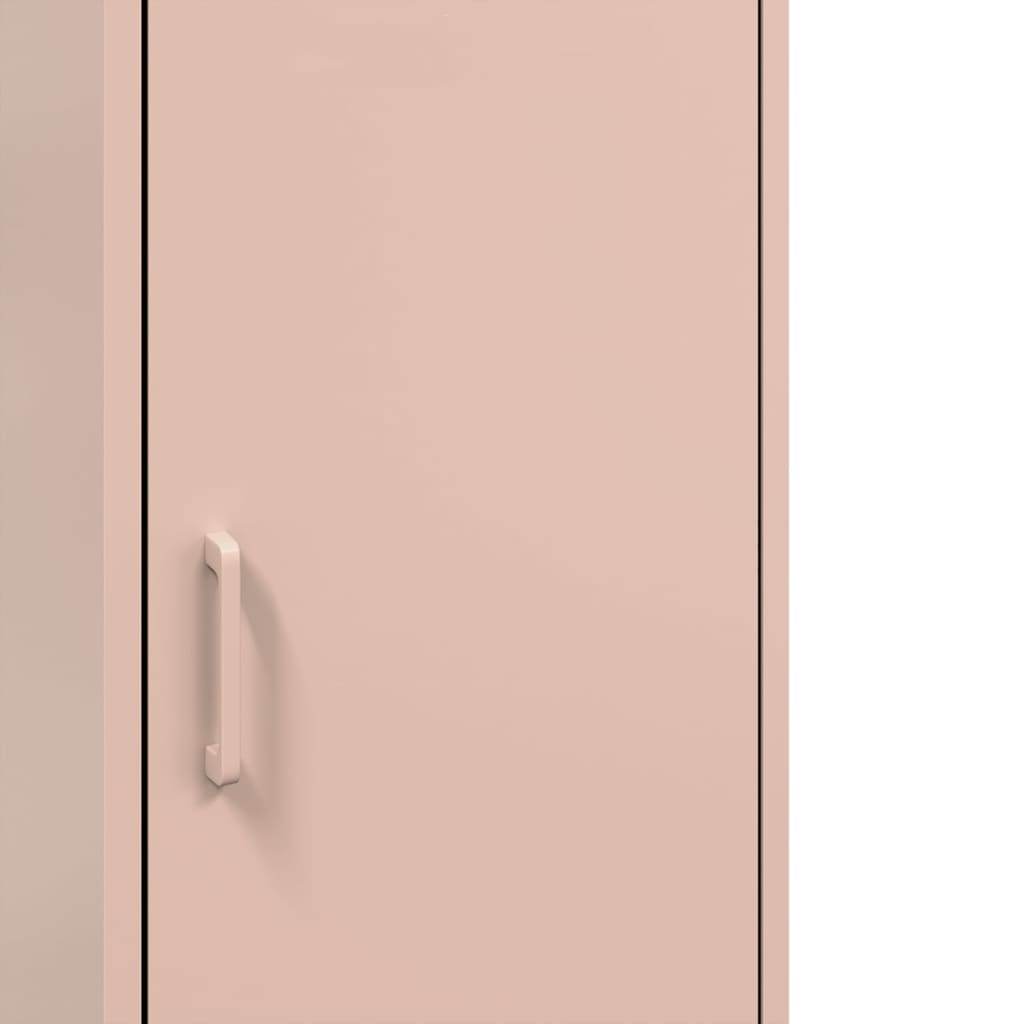 vidaXL Highboard Pink 36x39x113 cm Steel