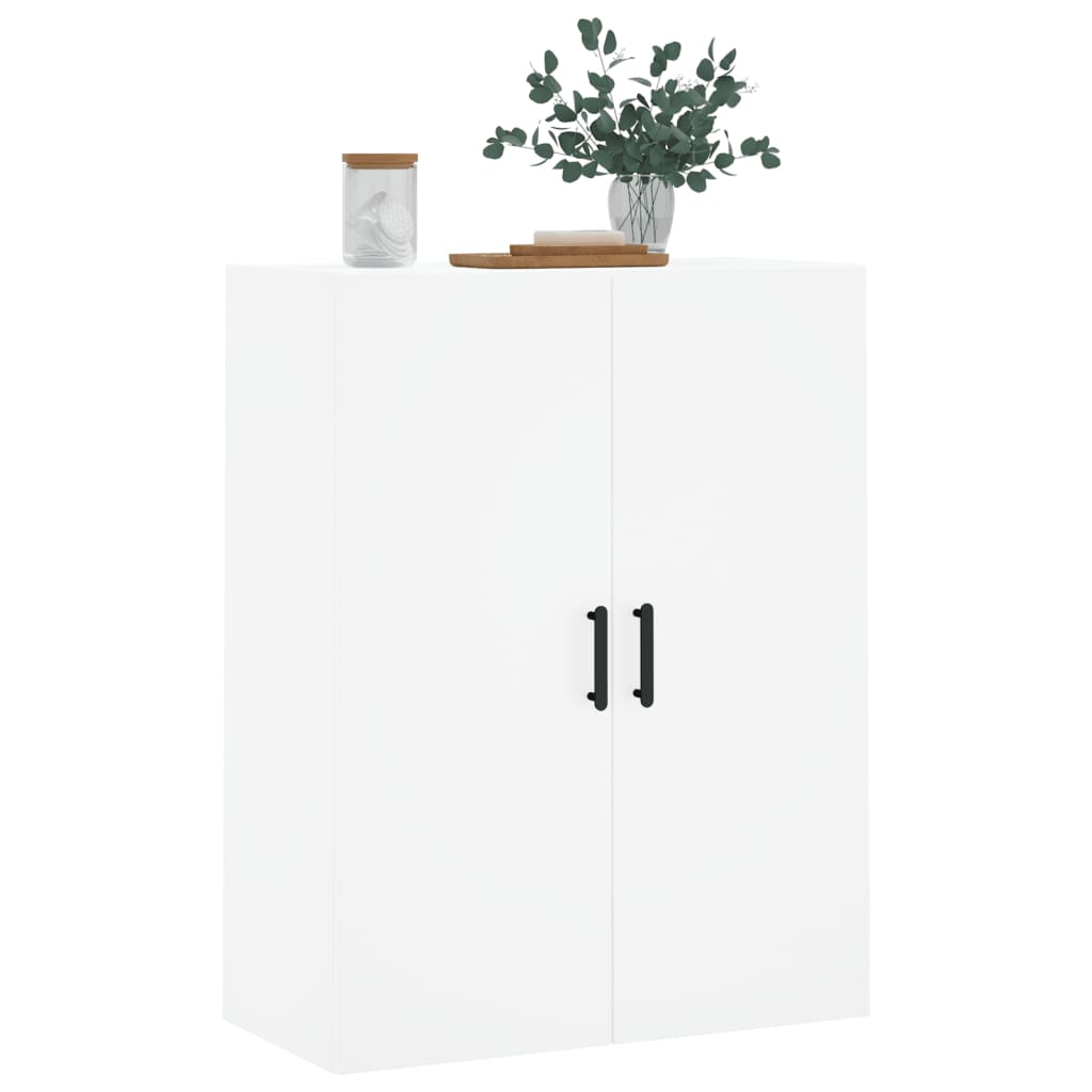 vidaXL Wall Mounted Cabinet White 69.5x34x90 cm