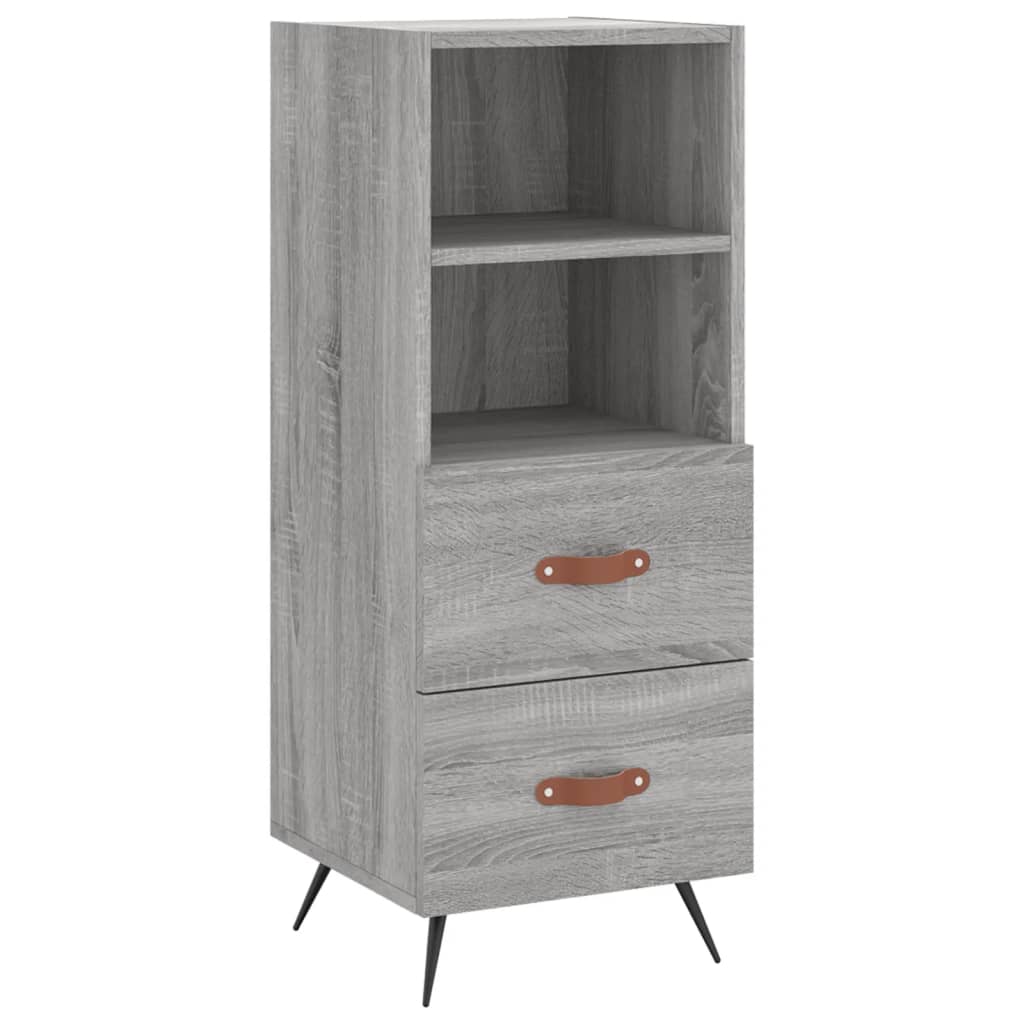 vidaXL Sideboard Grey Sonoma 34.5x34x90 cm Engineered Wood