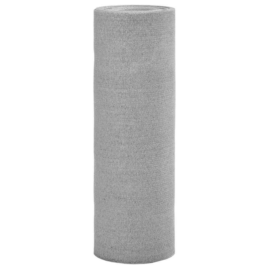 vidaXL Privacy Net Light Grey 1x10 m HDPE 150 g/m²