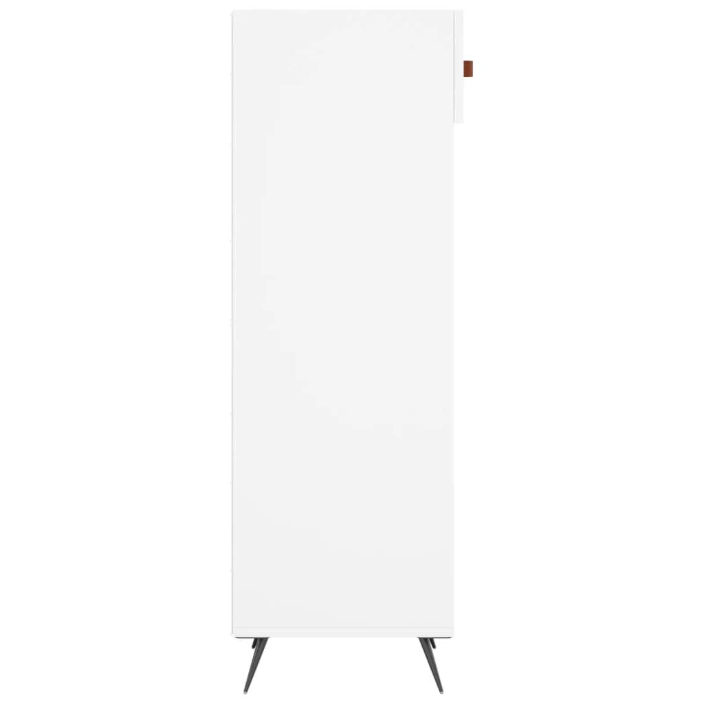 vidaXL Shoe Cabinet White 30x35x105 cm Engineered Wood