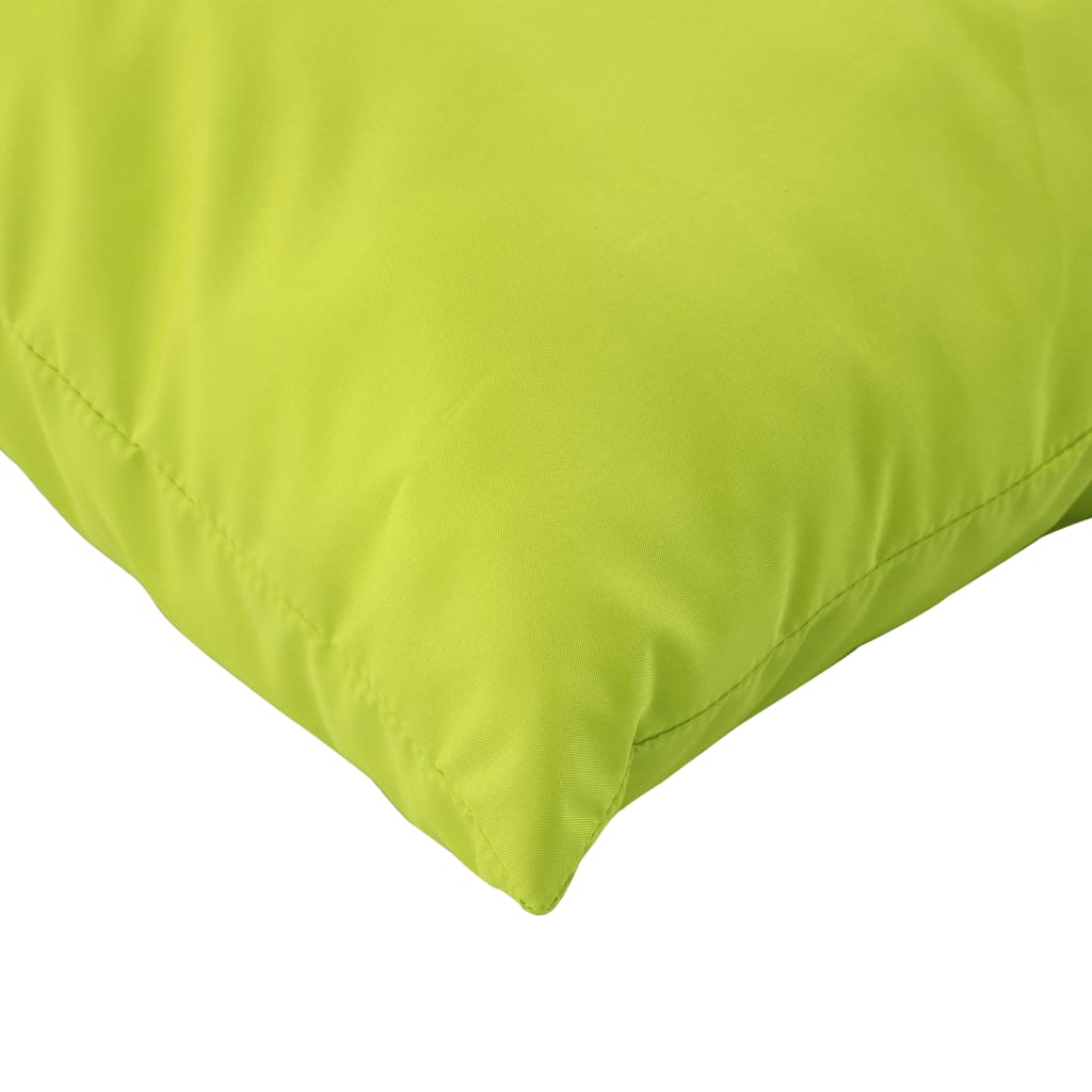 vidaXL Pallet Cushions 3 pcs Bright Green Fabric