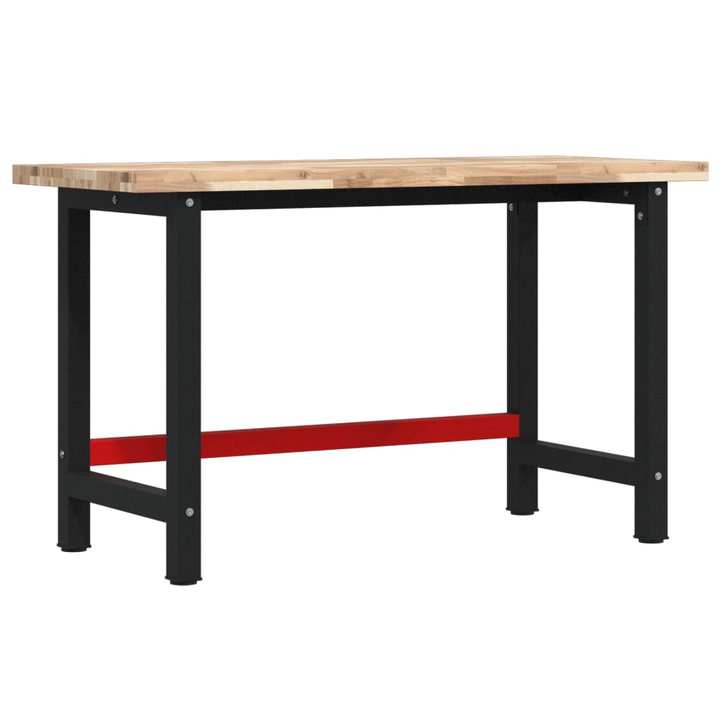 vidaXL Workbench 140x60x83 cm Solid Wood Acacia Rectangular