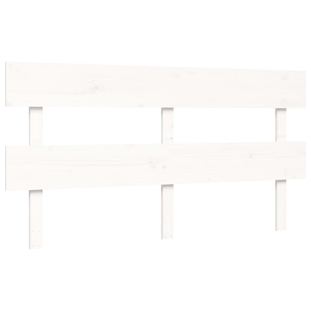 vidaXL Bed Frame without Mattress White 160x200 cm Solid Wood Pine