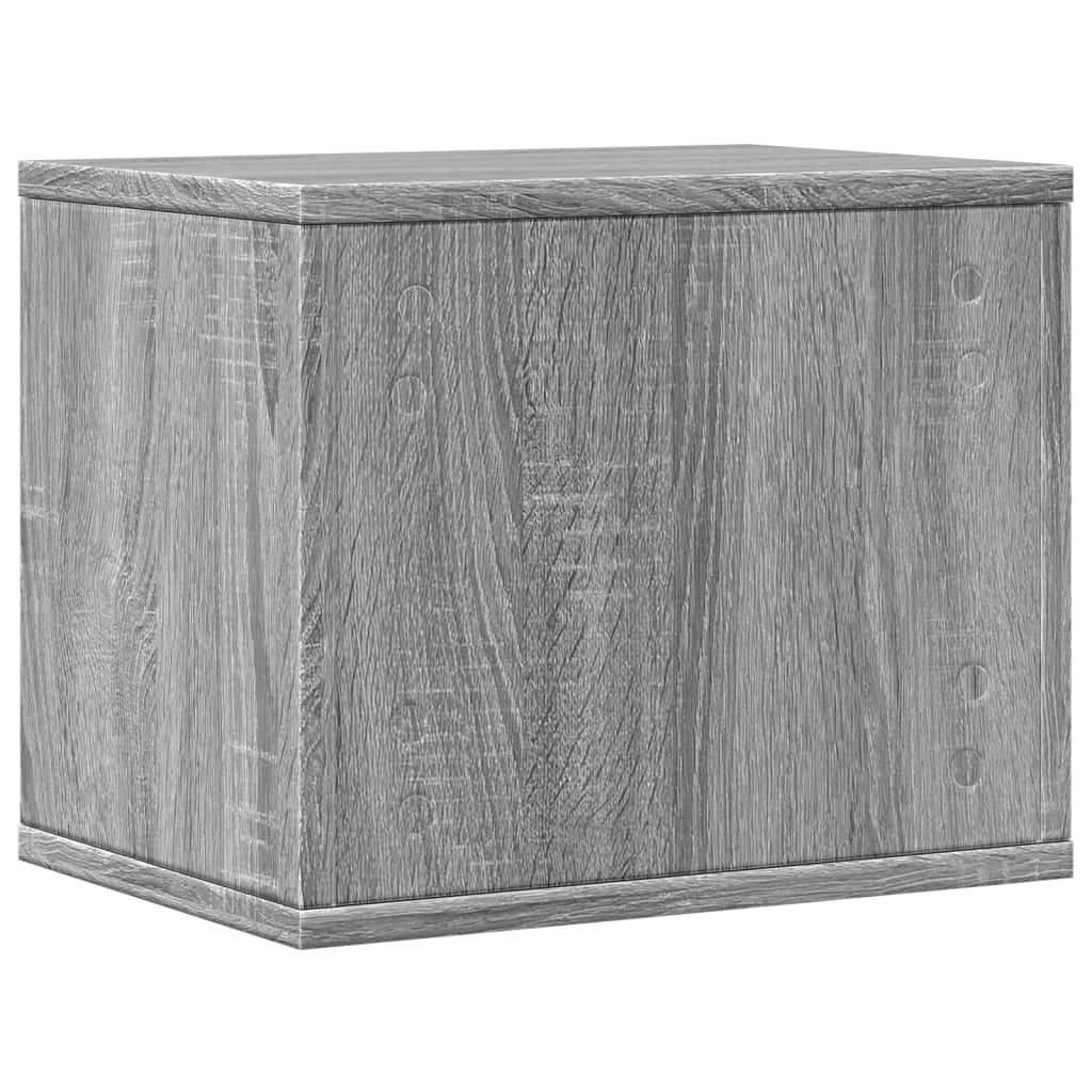 vidaXL Desk Organiser Grey Sonoma 36x26x29.5 cm Engineered wood