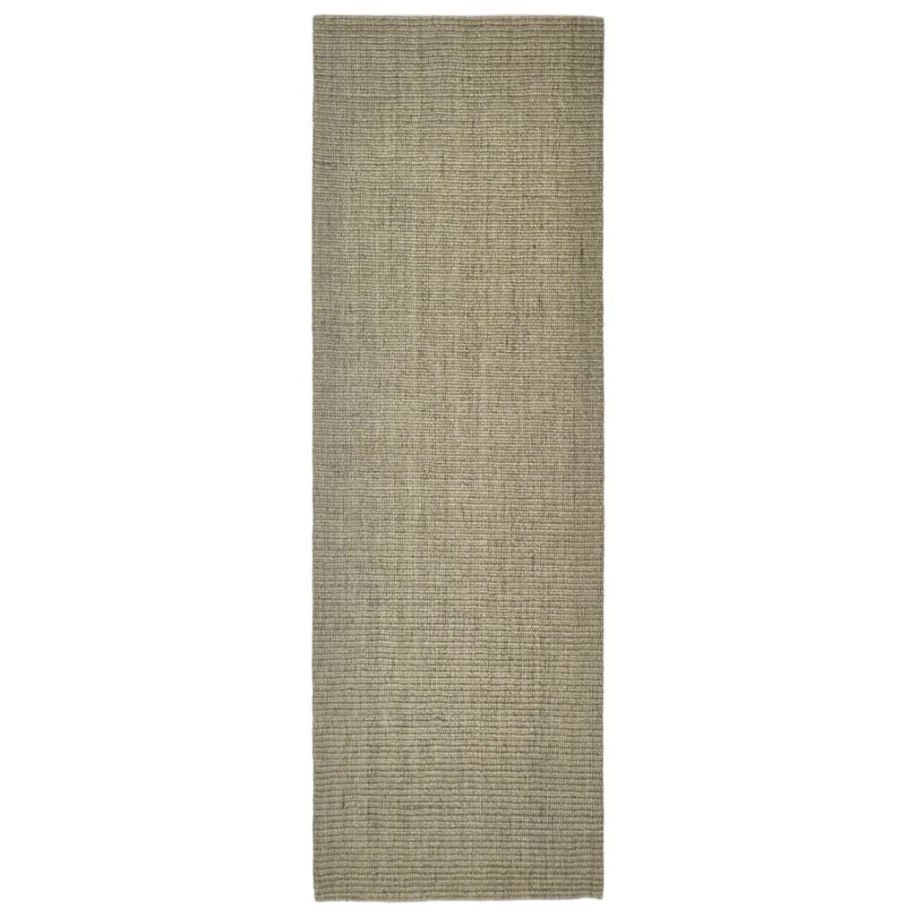 vidaXL Sisal Rug for Scratching Post Taupe 66x200 cm