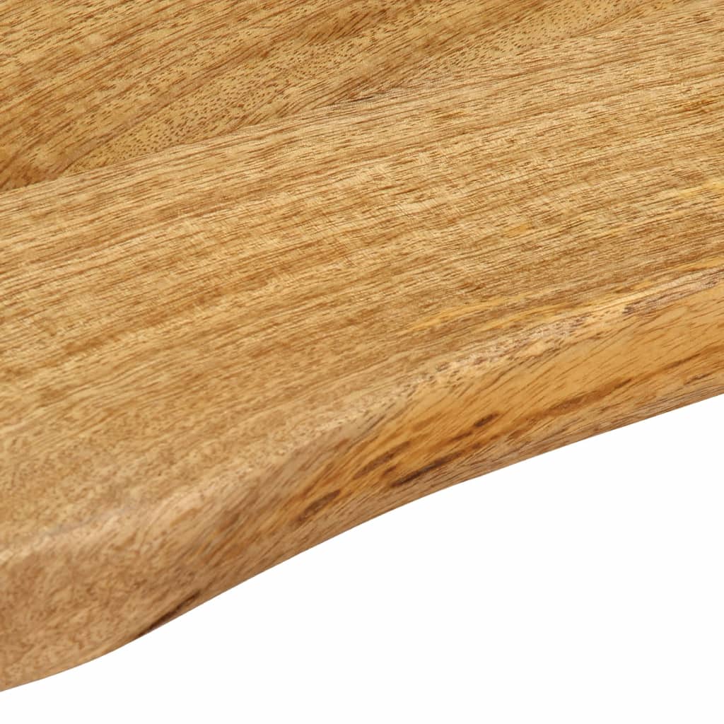 vidaXL Table Top 180x40x3.8 cm Live Edge Solid Wood Mango