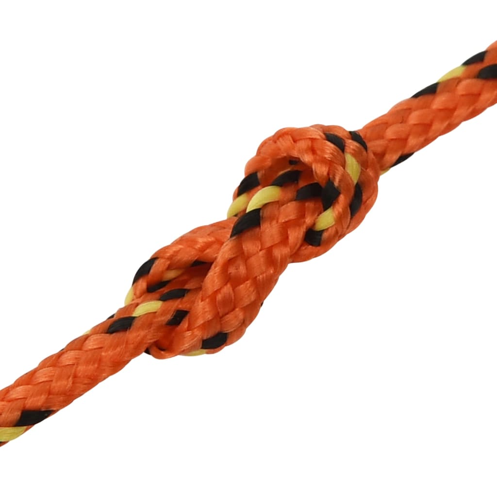 vidaXL Boat Rope Orange 2 mm 250 m Polypropylene