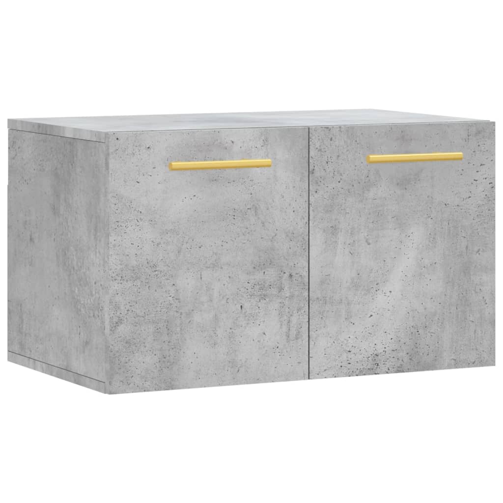 vidaXL Wall Cabinet Concrete Grey 60x36.5x35 cm Engineered Wood