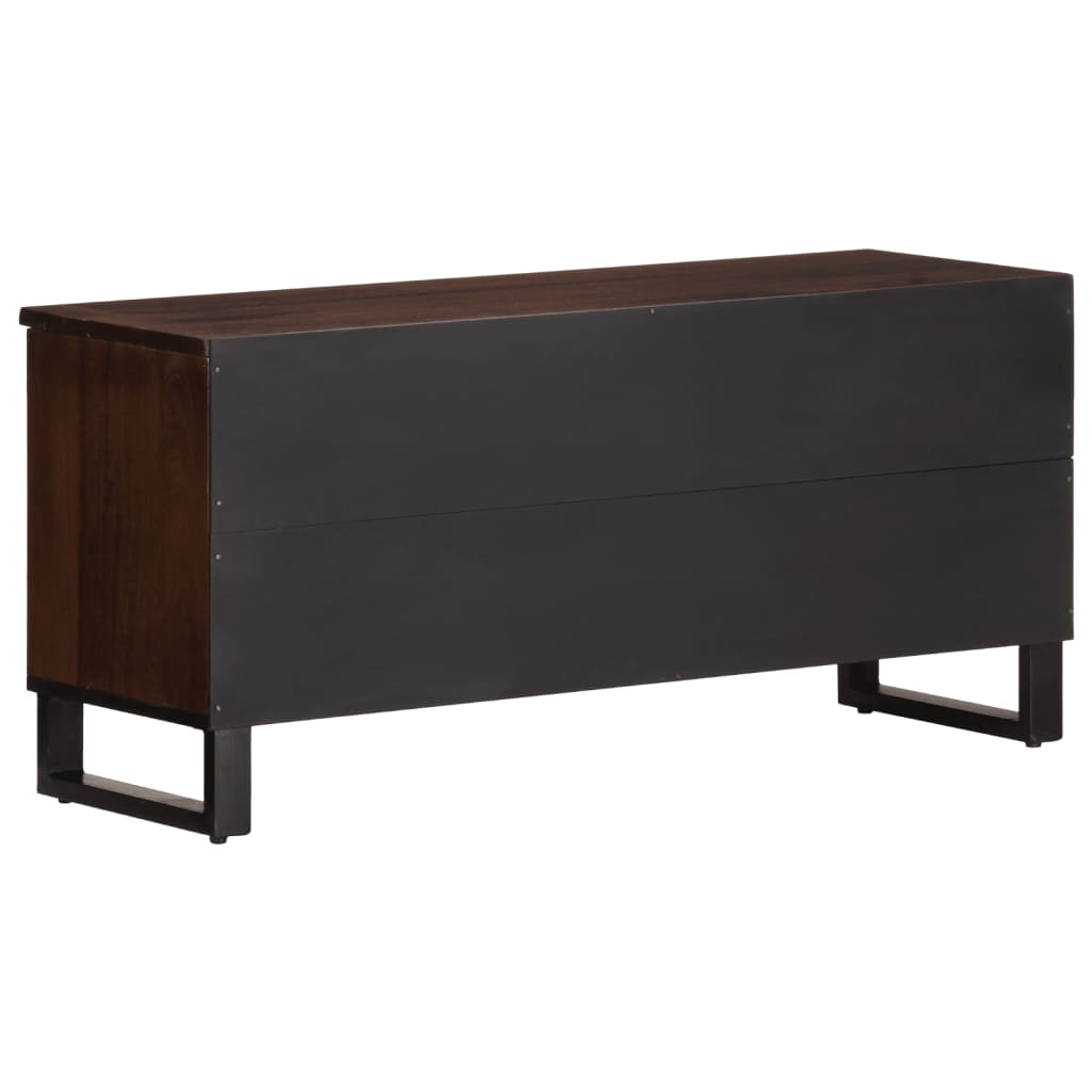 vidaXL TV Cabinet Brown 100x34x46 cm Solid Wood Mango