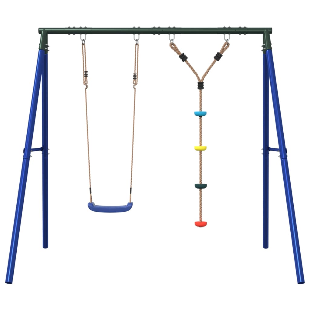 vidaXL Outdoor Swing Set with Swing and Disc Swing