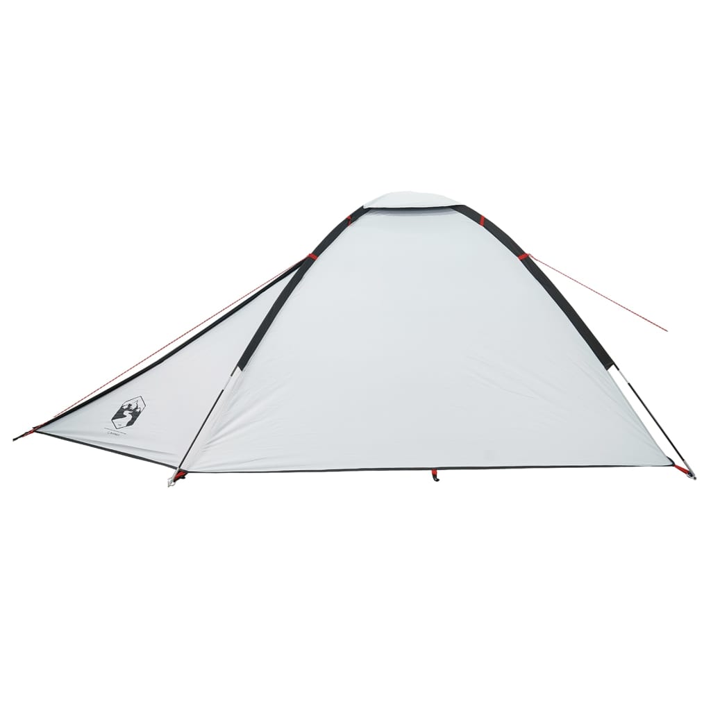 vidaXL Camping Tent Dome 4-Person White Blackout Fabric Waterproof