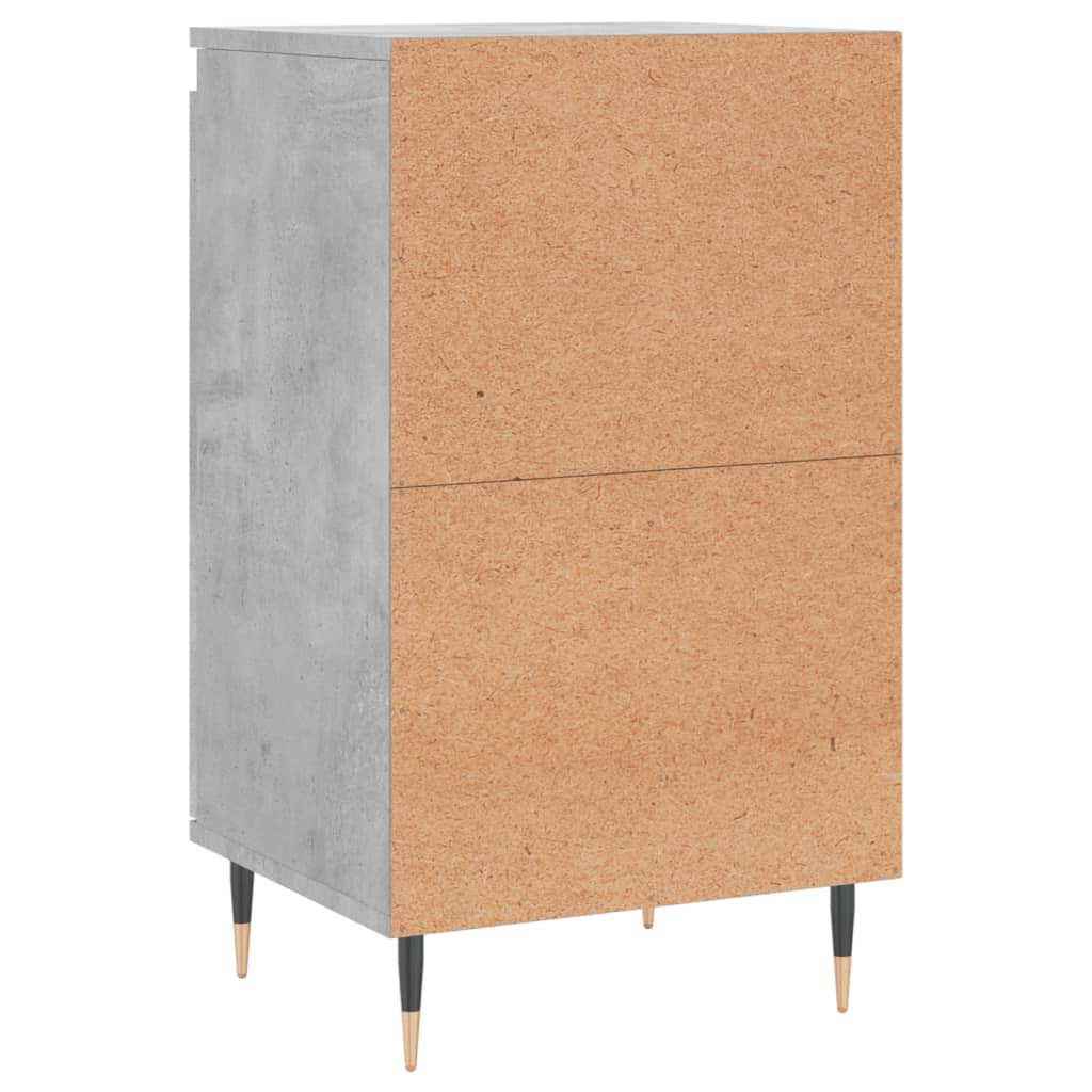 vidaXL Sideboards 2 pcs Concrete Grey 40x35x70 cm Engineered Wood