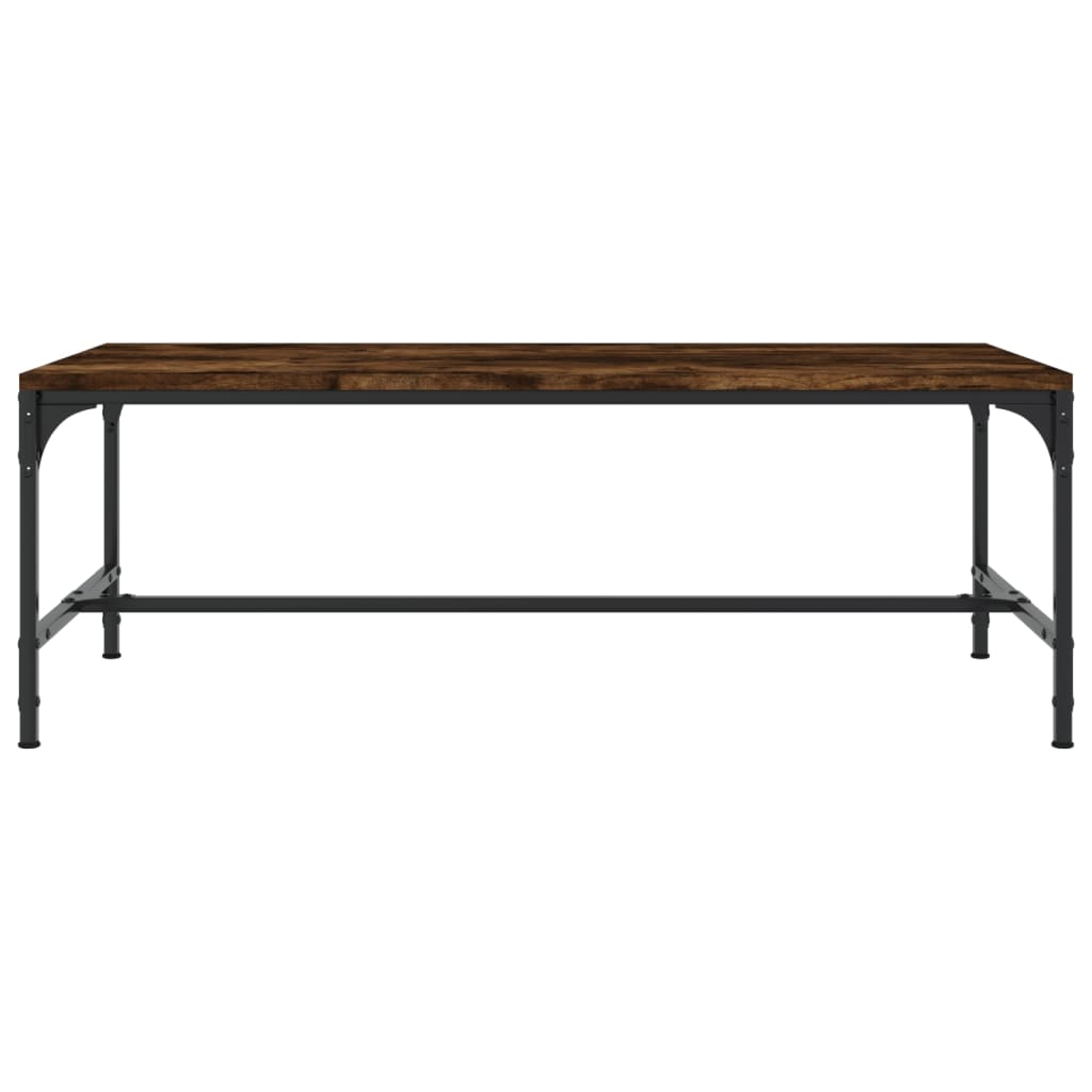 vidaXL Coffee Table Smoked Oak 80x50x35 cm Engineered Wood