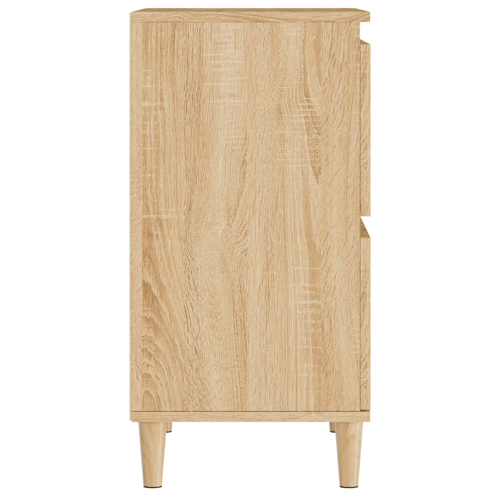 vidaXL Sideboards 2 pcs Sonoma Oak 60x35x70 cm Engineered Wood