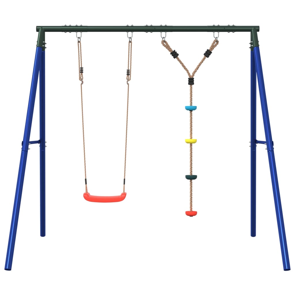 vidaXL Outdoor Swing Set with Swing and Disc Swing