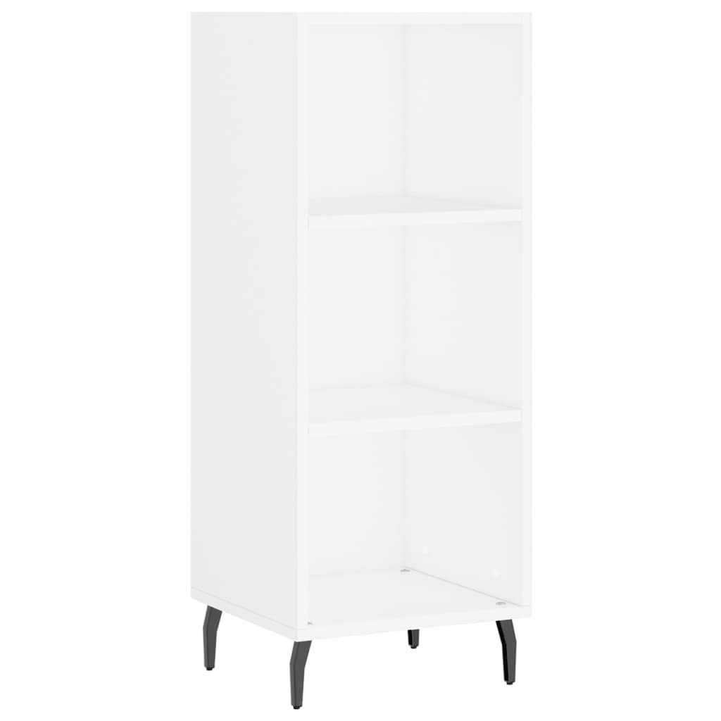 vidaXL Highboard White 34.5x34x180 cm Engineered Wood