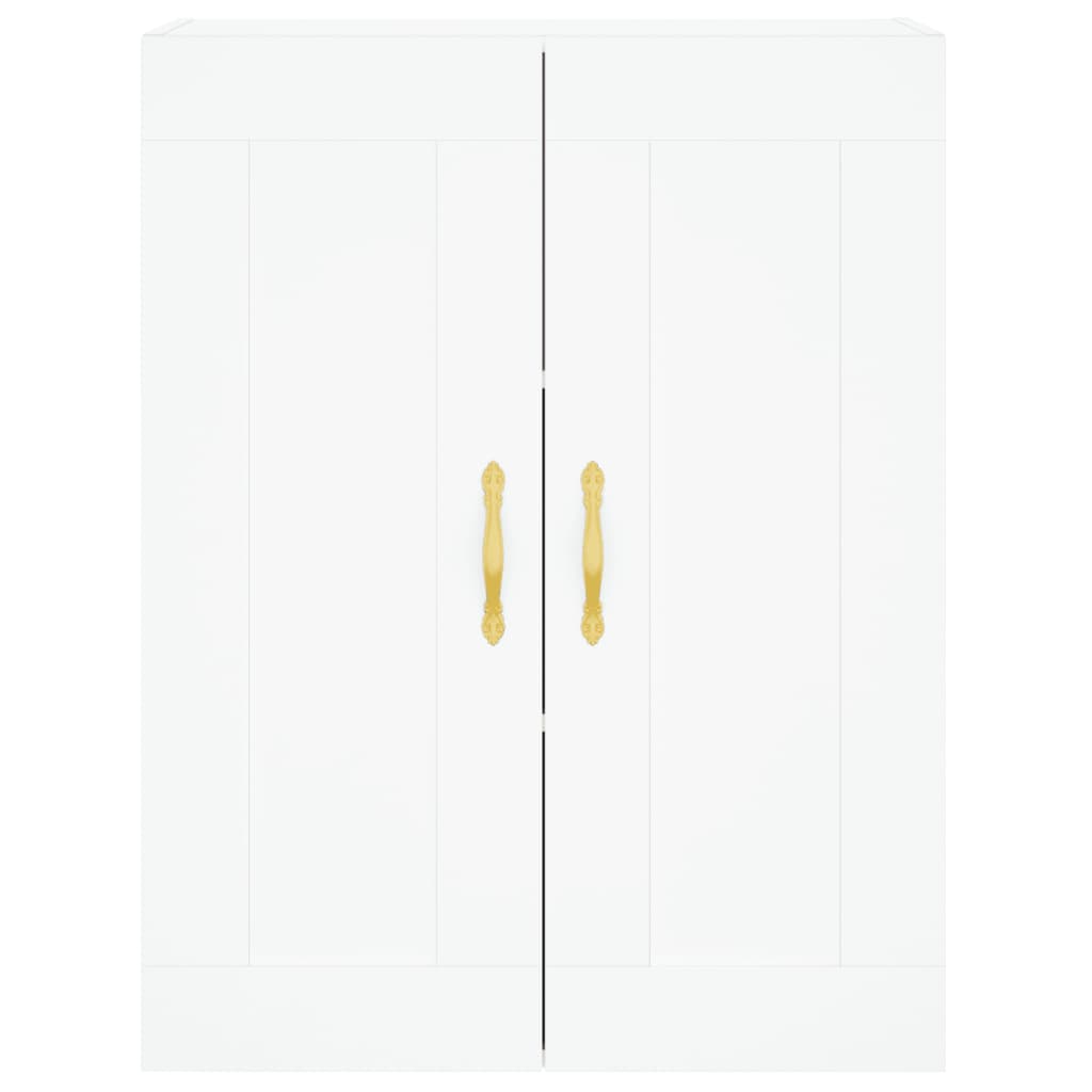 vidaXL Wall Mounted Cabinets 2 pcs White Engineered Wood