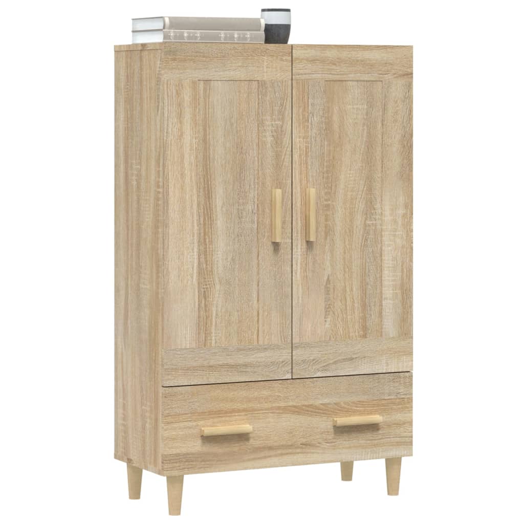 vidaXL Highboard Sonoma Oak 70x31x115 cm Engineered Wood