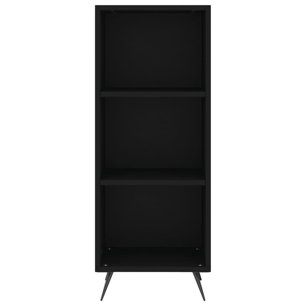 vidaXL Highboard Black 34.5x34x180 cm Engineered Wood