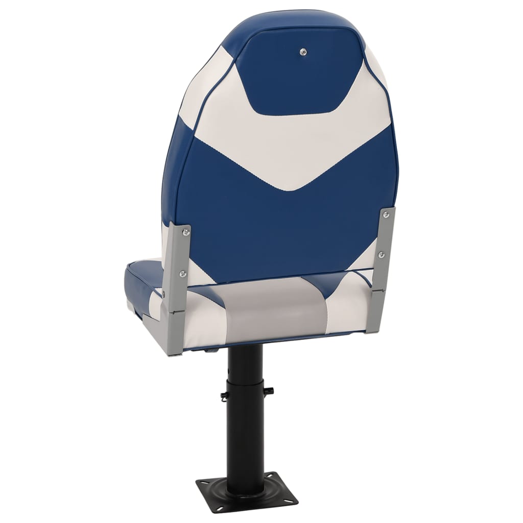 vidaXL Boat Seat with Pedestal Height Adjustable 360° Rotatable