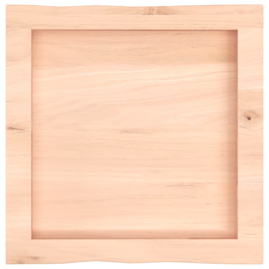 vidaXL Table Top 40x40x(2-6) cm Untreated Solid Wood Live Edge