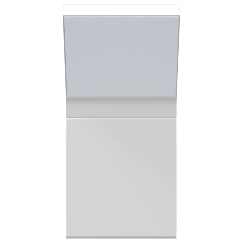 vidaXL Outdoor LED Wall Light White Die-cast Aluminium