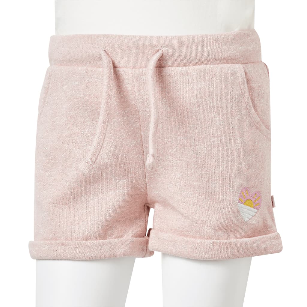 Kids' Shorts with Drawstring Mixed Light Pink 104