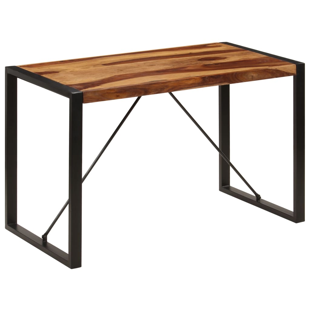 vidaXL Dining Table 120x60x76 cm Solid Sheesham Wood