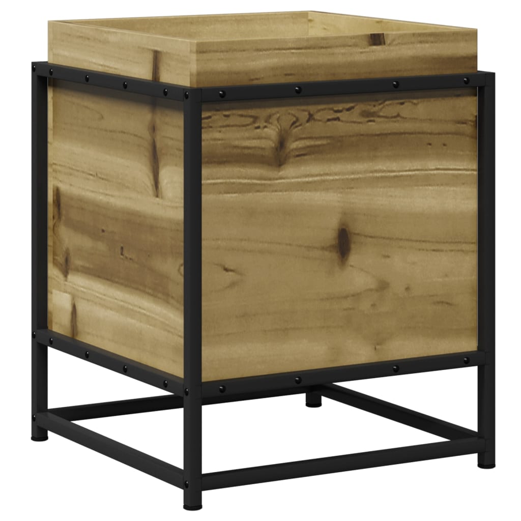 vidaXL Garden Planter 40x40x50 cm Impregnated Wood Pine