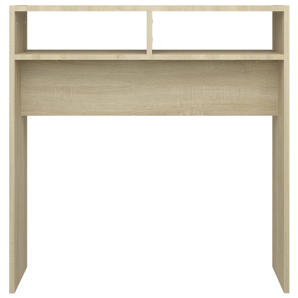 vidaXL Console Table Sonoma Oak 78x30x80 cm Engineered Wood