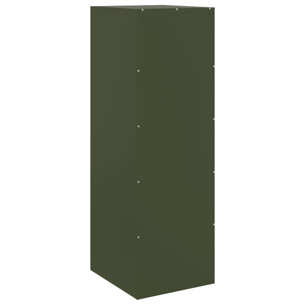 vidaXL Sideboard Olive Green 34.5x39x107 cm Steel