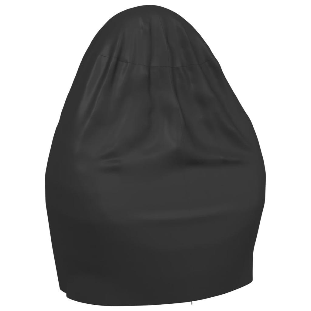 vidaXL Double Egg Chair Cover Black Ø146x210 cm 420D Oxford